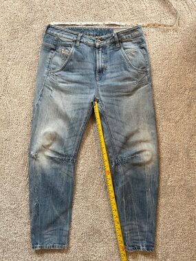 Diesel Light Blue Washed Slim Straight Jeans